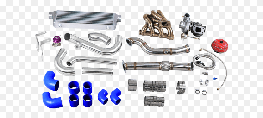 619x318 Version 2 Turbo Manifold Downpipe Intercooler Kit For Motorcycle, Bumper, Vehicle, Transportation HD PNG Download