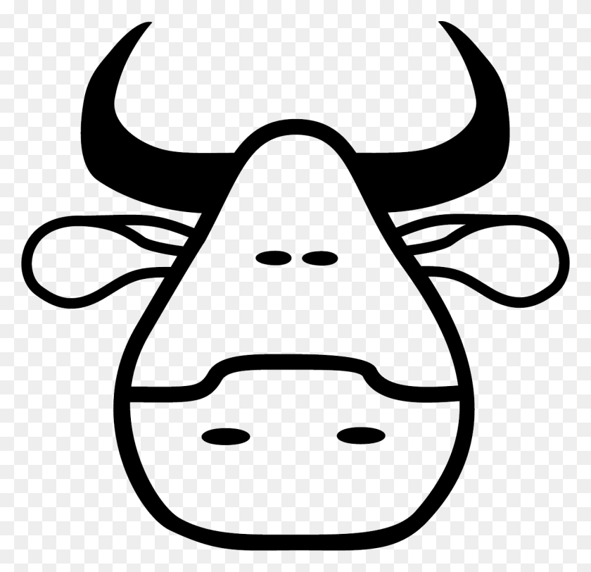 1200x1157 Version 26 Kb Cows Face Pic Cartoon, Stencil, Label, Text HD PNG Download