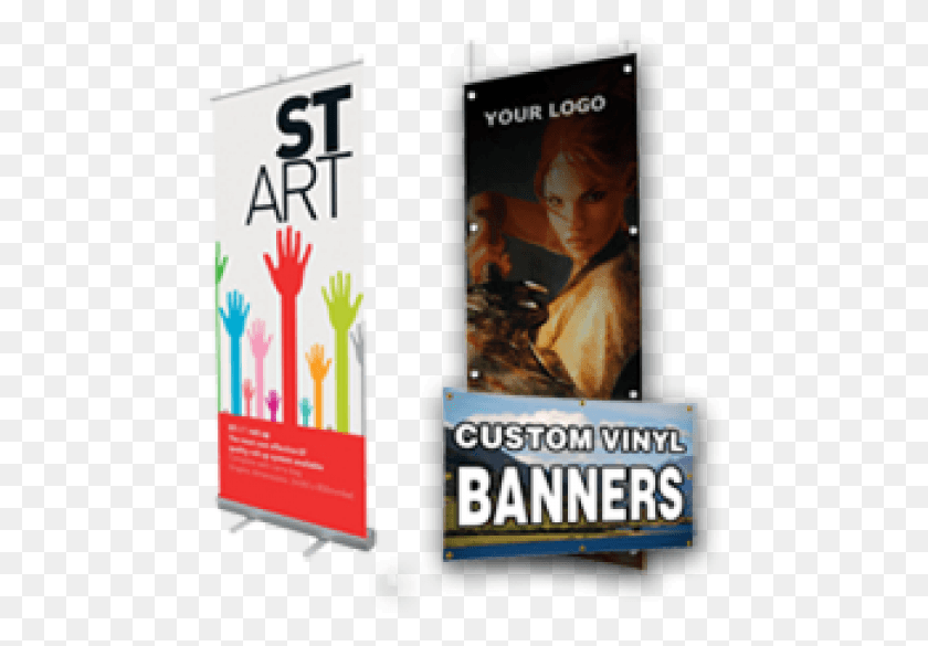 472x525 Vertical Pull Up Banner, Person, Human, Advertisement HD PNG Download
