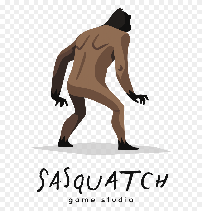 597x818 Vertical Sasquatch Illustration, Poster, Advertisement, Standing HD PNG Download