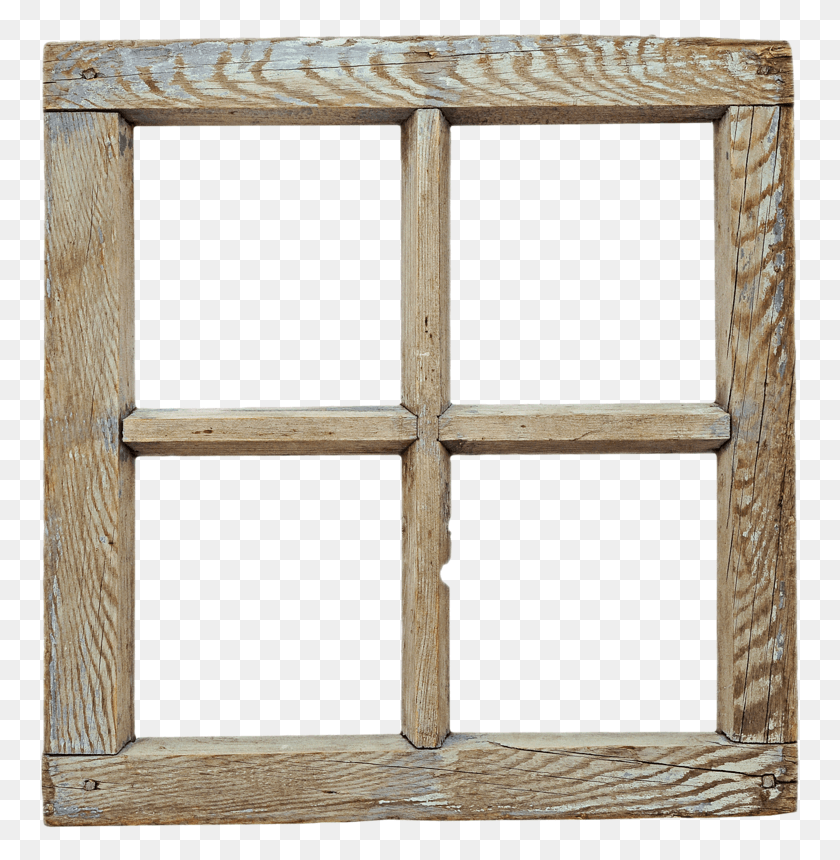764x800 Very Old Grunged Wooden Window Frame Isolated In White Transparent Background Grunge Window Frame, Picture Window, Cross, Symbol HD PNG Download