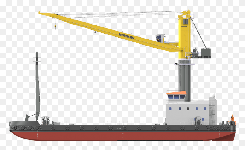962x560 Very Short Delivery Times Due To Standardisation And Ship Crane, Construction Crane, Barge, Watercraft HD PNG Download