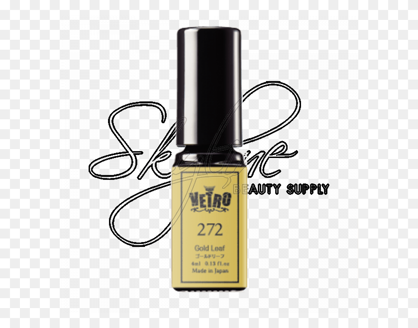600x600 Vetro Gel V272 Gold Leaf Perfume, Cosmetics, Lipstick, Bottle HD PNG Download