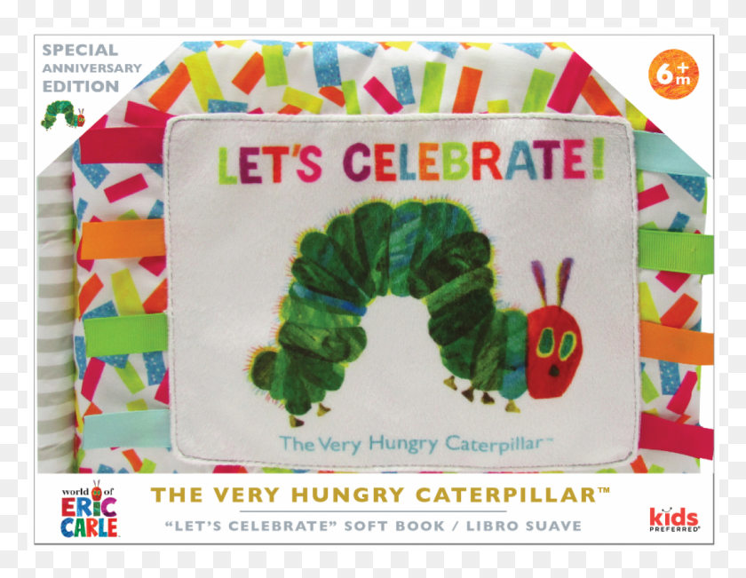1201x910 Vhc Let39s Celebrate Oversized Soft Book Thank You Eric Carle, Label, Text, Plant HD PNG Download