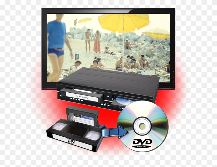 637x587 Vhs To Dvd Transfer Cd, Person, Human, Disk HD PNG Download