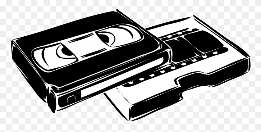 1600x750 Vhs Videotape Compact Cassette Magnetic Tape Video Tapes Clipart, Gun, Weapon, Weaponry HD PNG Download