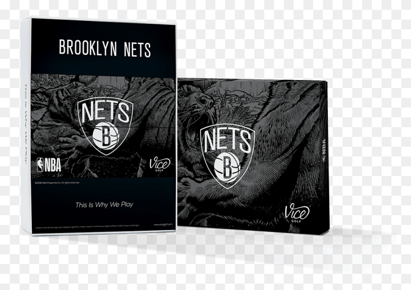 1025x701 Vice Pro Brooklyn Nets Banner, Texto, Logotipo, Símbolo Hd Png