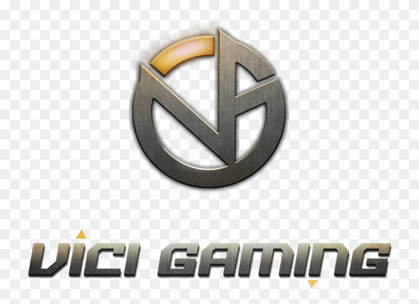 734x550 Vici Gamingverified Account Emblem, Symbol, Logo, Trademark HD PNG Download