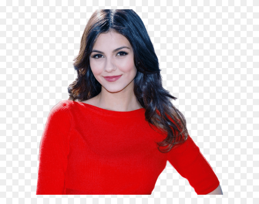 612x600 Victoria Justice, Sleeve, Clothing, Apparel HD PNG Download