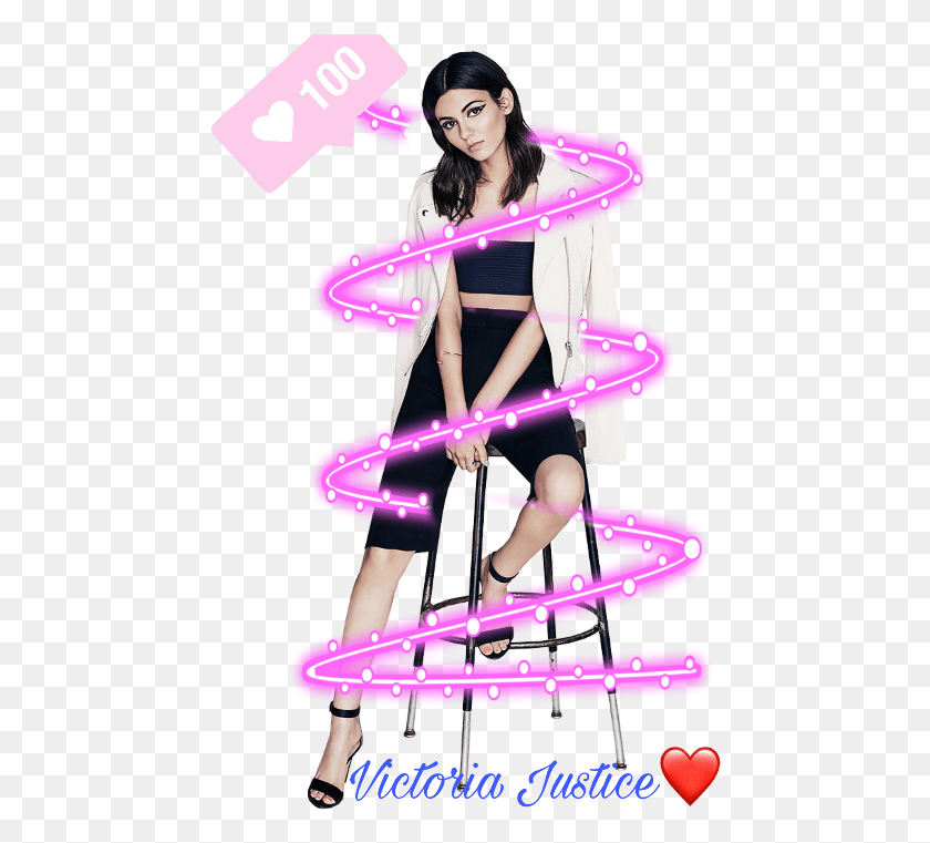 462x701 Victoria Justice Big But Photoshop, Light, Neon, Person HD PNG Download