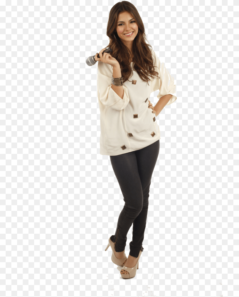 726x1042 Victoria Justice Photo Shoot, Blouse, Clothing, Sleeve, Long Sleeve Sticker PNG