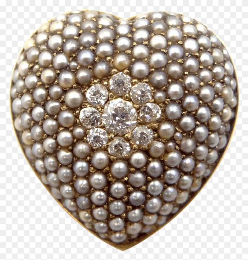 1217x1283 Victorian K Gold Diamonds Pearl, Joyas, Accesorios, Accesorio Hd Png