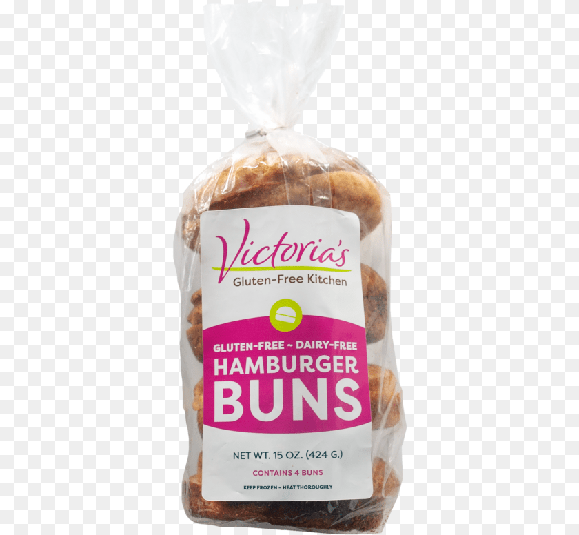 343x776 Victorias Gluten Free Hamburger Buns Packaged Whole Wheat Bread, Food, Bag Sticker PNG