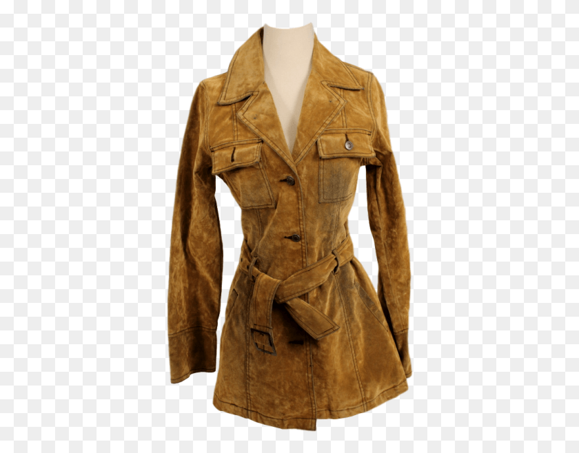359x598 Victorious Suede Jean Pant Suit Trench Coat, Clothing, Apparel, Jacket HD PNG Download
