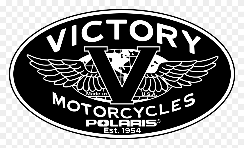 2191x1267 Victory Motorcycles Polaris Logo Transparent Emblem, Symbol, Logo, Trademark HD PNG Download