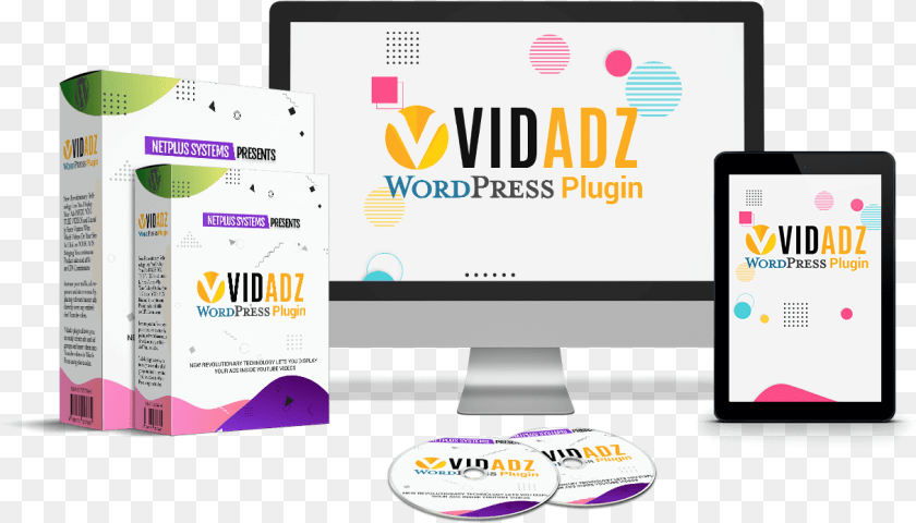 1215x695 Vidadz Review U2013 Make Money With Other Peopleu0027s Videos 4u Wordpress, Advertisement, Poster Clipart PNG