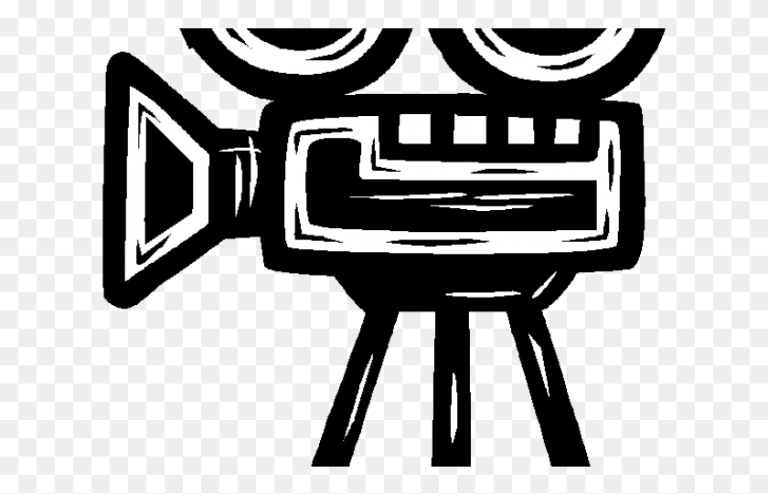 618x481 Video Camera Clipart Movie Review Movie Camera Drawing Easy, Label, Text, Stencil HD PNG Download