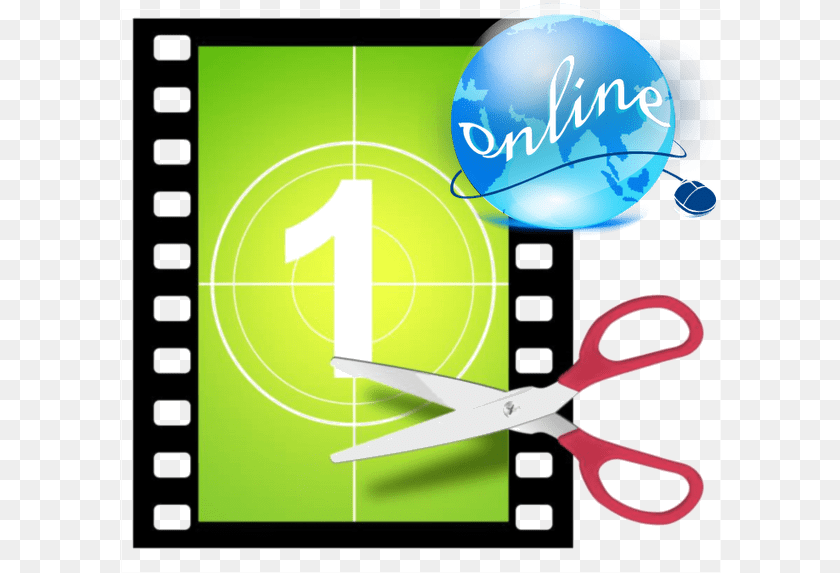 601x573 Video Editing, Scissors, Sphere Clipart PNG