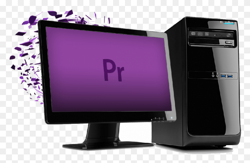 801x503 Video Editing Workstation Adobe Station De Montage Video, Pc, Computer, Electronics HD PNG Download