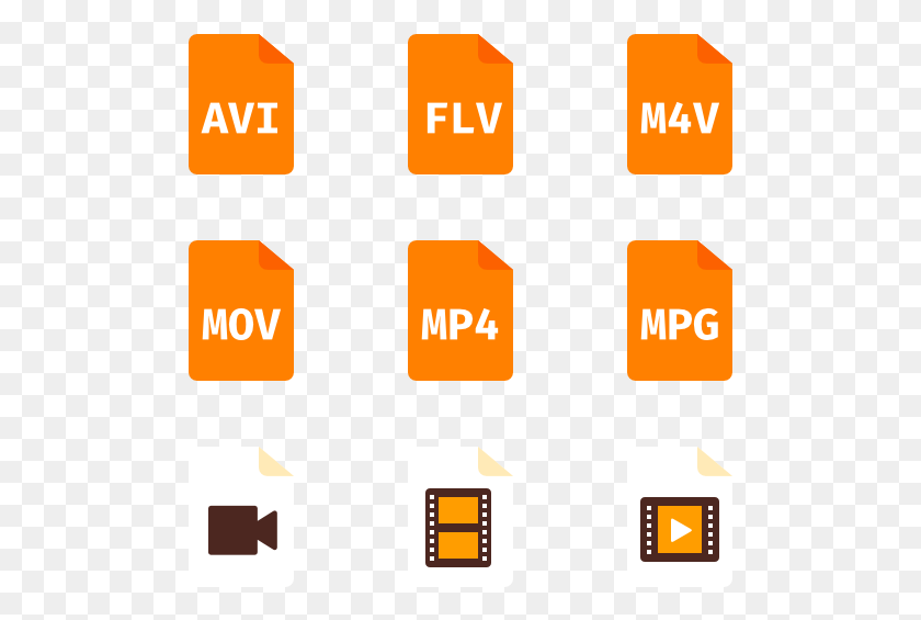 497x505 Video Files Video File Icon Pack, Text, Number, Symbol Descargar Hd Png