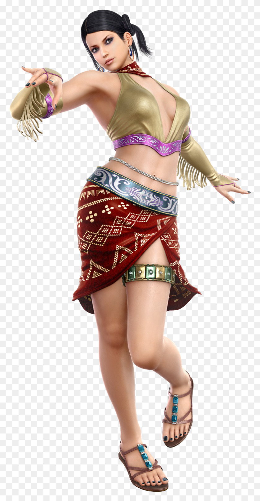 784x1566 Video Game Characters Female Characters Fighting Tekken Zafina, Costume, Dance Pose, Leisure Activities HD PNG Download