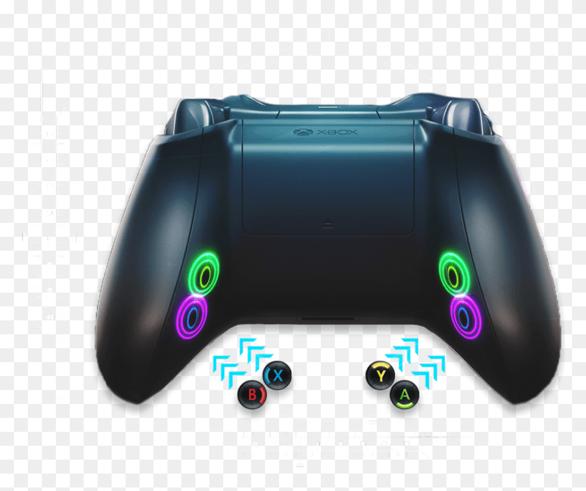 844x698 Video Game Controller Transparent Cinch Gaming Led Buttons, Cushion, Helmet, Clothing HD PNG Download