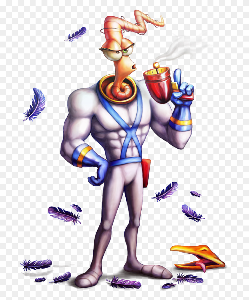 709x951 Video Game Earthworm Jim, Performer, Person, Human HD PNG Download