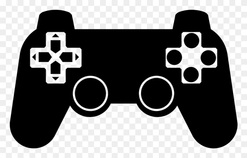 827x506 Video Game Game Controllers Xbox 360 Black Gamer Snapchat Gaming, Gray, World Of Warcraft HD PNG Download