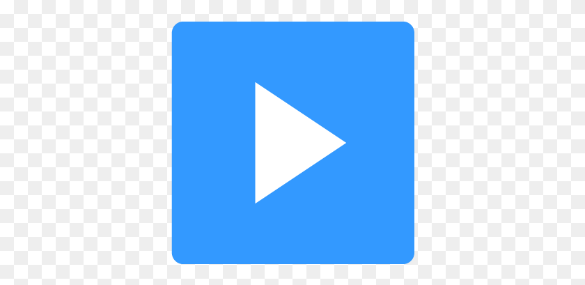350x349 Video Library Square Play Button, Business Card, Paper, Text HD PNG Download