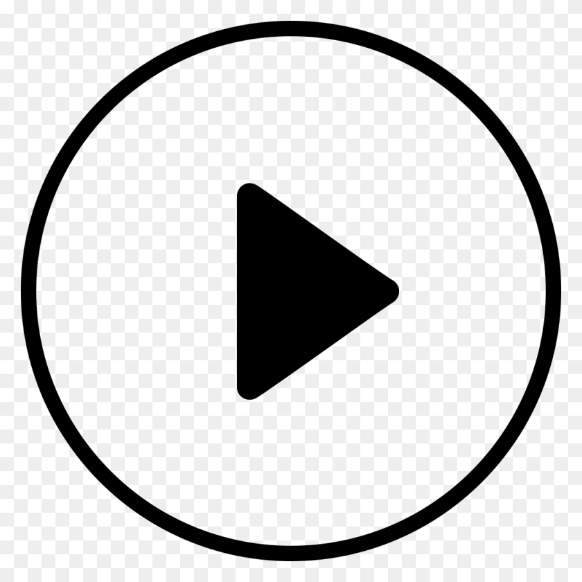 980x980 Video Player Jammy Video Play Icon, Symbol, Triangle, Sign HD PNG Download