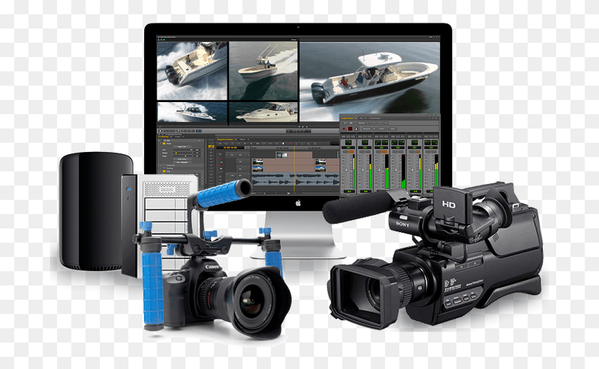 701x457 Descargar Png / Servicios De Producción De Video, Producción De Video, Electrónica, Cámara, Barco