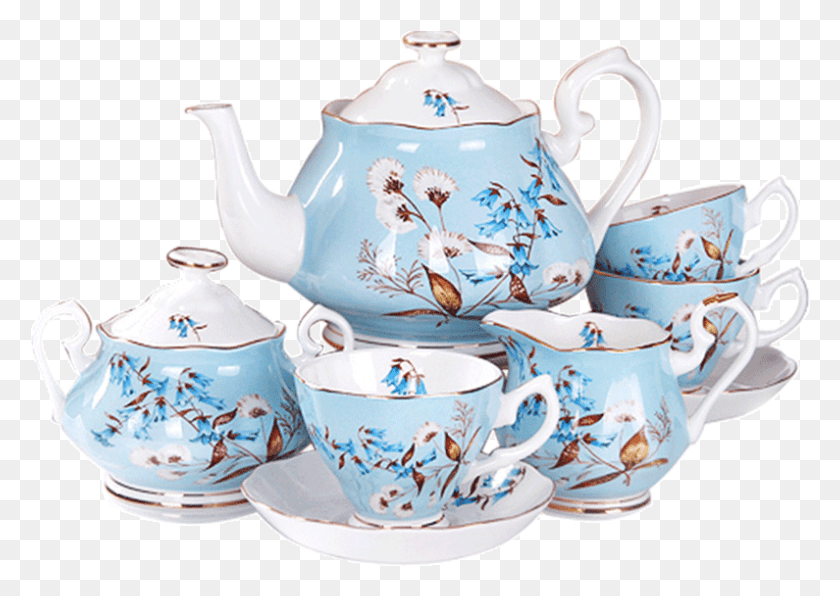 795x547 Vidsel Coffee Cup Set English Afternoon Tea Set European, Pottery, Teapot, Pot HD PNG Download
