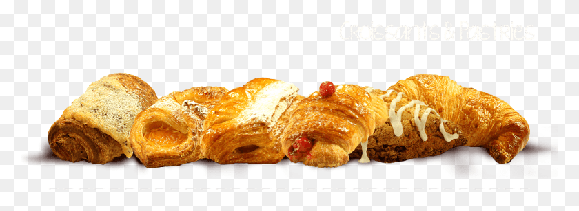 1100x349 Viennoiserie, Food, Croissant, Fungus HD PNG Download