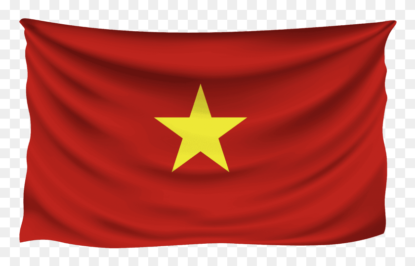 1600x982 Vietnam Flag Use Flag, Symbol, Star Symbol, Clothing HD PNG Download