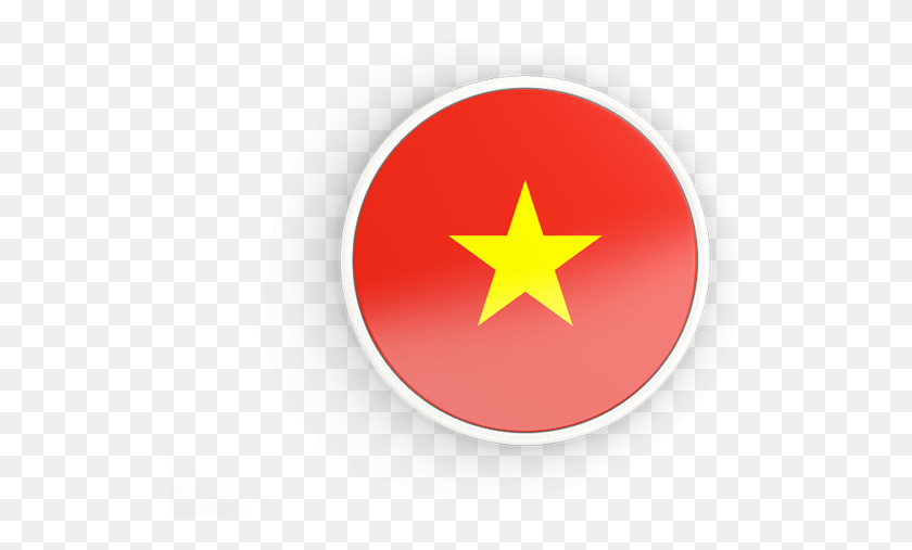 530x447 Vietnam Flag Vietnam Flag Icon, Star Symbol, Symbol HD PNG Download