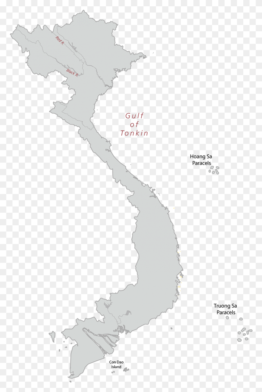 949x1452 Mapa De Vietnam Png / Mapa Png