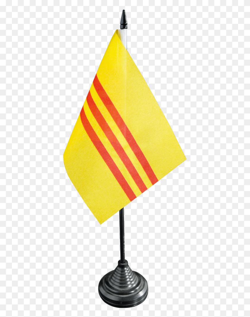 417x1002 Вьетнамский Старый Настольный Флаг Флаг, Лампа, Салфетка, Одежда Hd Png Скачать