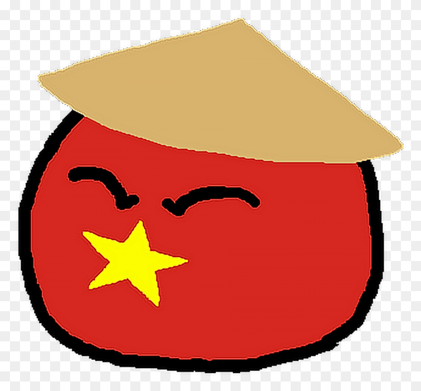 936x863 Вьетнамский Мяч Countryballs Вьетнам Вьетнамский Коммунизм, Одежда, Одежда, Символ Звезды Hd Png Скачать