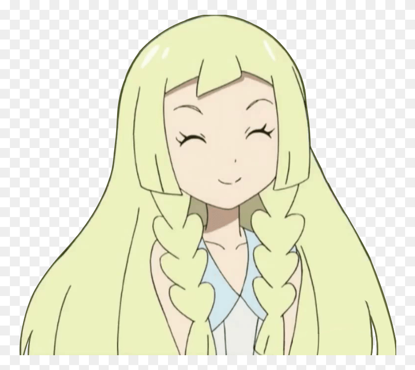 764x690 View 1482324325509 Pokemon Sun And Moon Lillie Smile, Face, Female, Girl HD PNG Download