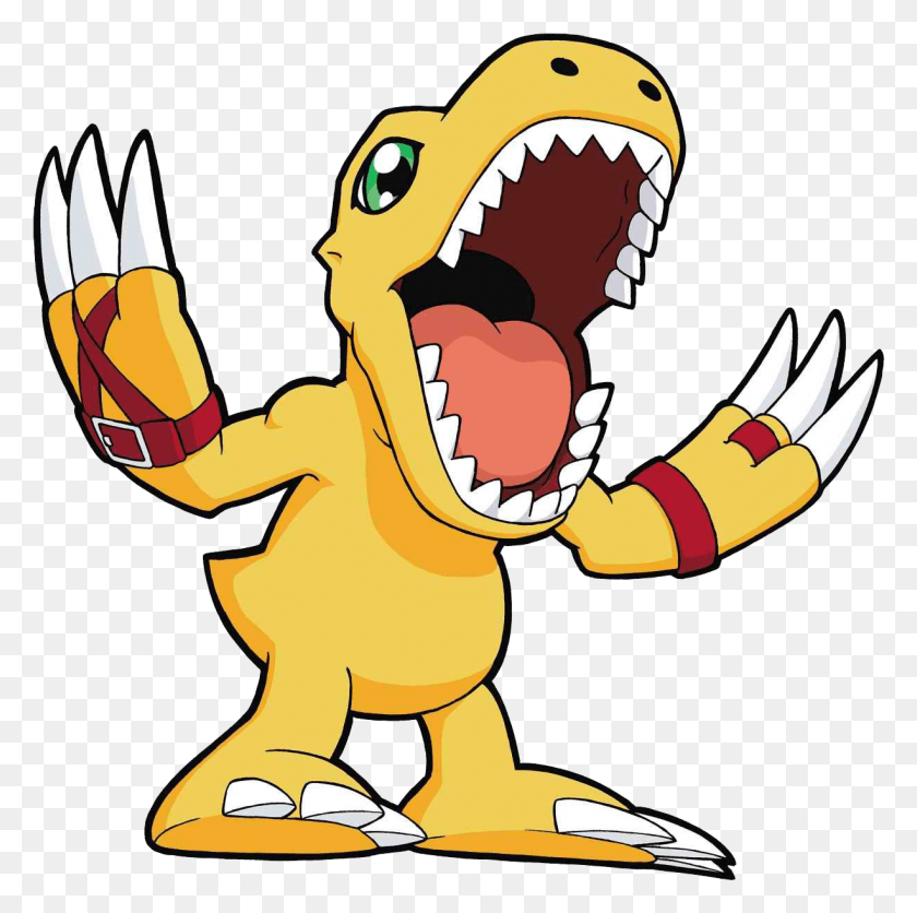 1226x1220 View Agumon Rages Inscesantly Agumon Render, Hook, Claw, Animal HD PNG Download