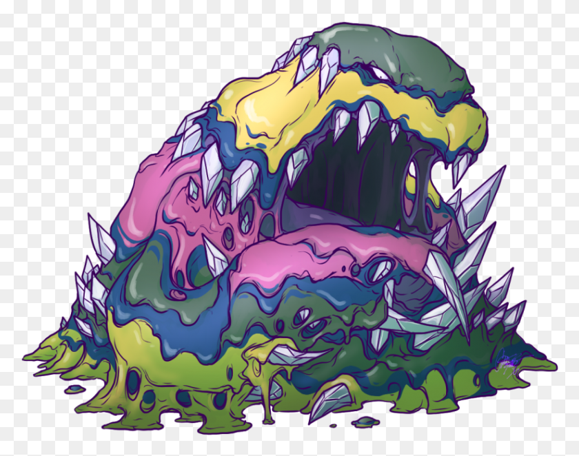 Загрузите эту потрясающую картинку View Alolan Muk Rainbow Slime Pokemon, В...