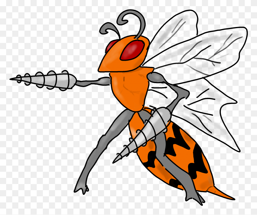 2203x1811 View Beedrill Bee, Wasp, Insect, Invertebrate HD PNG Download