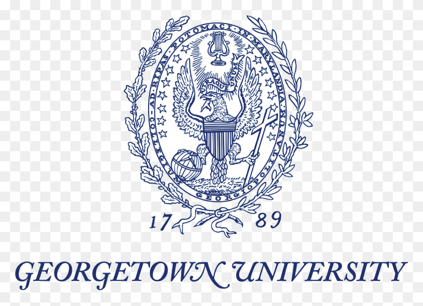2343x1645 View Case Study Georgetown University Qatar Logo, Symbol, Emblem, Trademark HD PNG Download