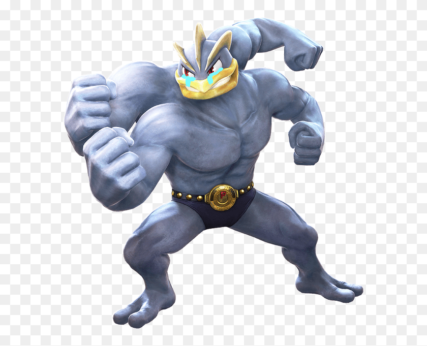 599x621 View Crying Pokken Tournament Dx Machamp, Hand, Person, Human HD PNG Download