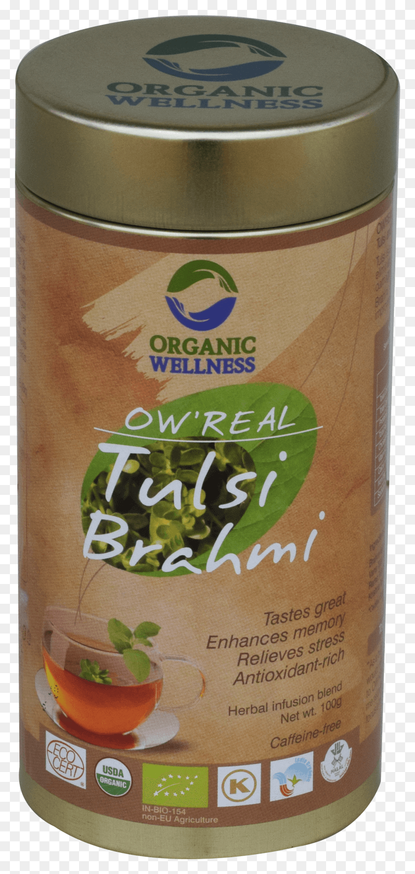 1401x3065 View Details Ow Real Tulsi Brahmi Organic Wellness Cream Soda HD PNG Download