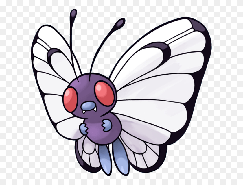 625x580 View Enhanced 7290 1449093252 2 Pokemon Butterfree, Insect, Invertebrate, Animal HD PNG Download