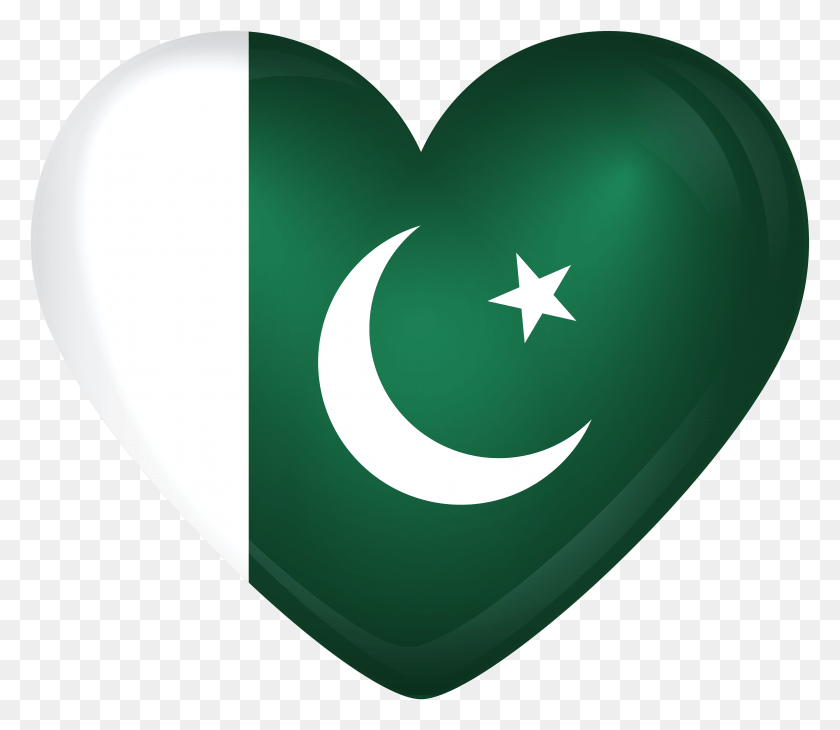 5907x5081 View Full Size 14 August 2018 Pakistan, Symbol, Heart, Balloon HD PNG Download