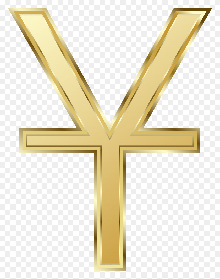 7302x9414 Png Изображение - Крест, Символ, Золото, Png.