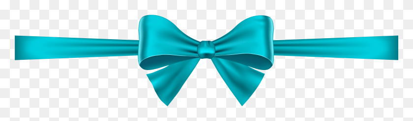 7875x1888 View Full Size Blue Ribbon Bow Transparent, Tie, Accessories, Accessory HD PNG Download