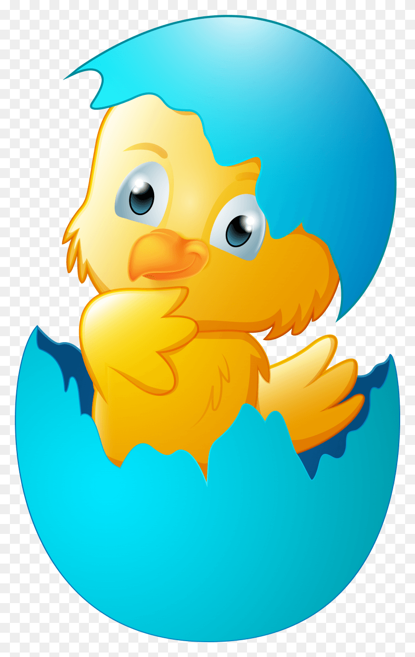 4839x7875 View Full Size Cartoon Chick Hatching From Egg, Bird, Animal, Poultry HD PNG Download
